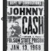 Johnny Cash Folsom State Design
