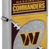 NFL Washington Commanders Chrome Logo Design