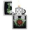 Poison Winged Rose Design