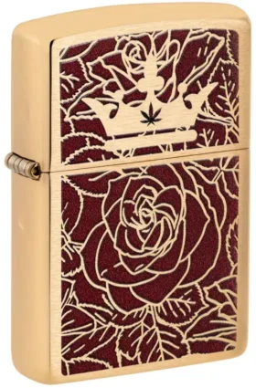 Queen of Bud Passionate Rose and Crown Design