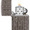 Reverse Carve Zippo Design