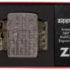 Reverse Carve Zippo Design