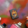 Rietveld® Flaming Skull Design