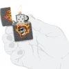 Rietveld® Flaming Skull Design