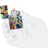 Rietveld Glowing Swirls Design