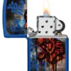 Royal Blue Colorful Tiger Design