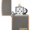 Rustic Bronze Zippo Logo