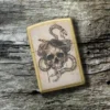 Skull and Snake Bones Design