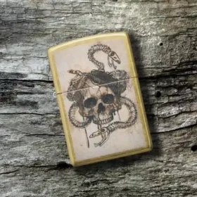 Skull and Snake Bones Design