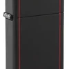 Slim® Black Matte with Red Border
