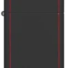 Slim® Black Matte with Red Border