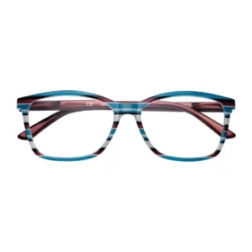 Slim Frame Reading Glasses – Purple Stripes
