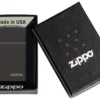 Slim® High Polish Black Zippo Logo