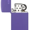 Slim® Purple Matte Zippo Logo