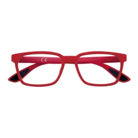 Soft Touch Colorblock Reading Glasses – Red