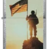 Soldier and Flag Design