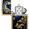 Stained Glass Raven Design