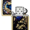 Stained Glass Raven Design