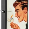 Vintage Ad Lighter Set