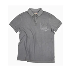 Washed Pique Polo