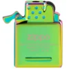 Yellow Flame Butane Lighter Insert – Iridescent Green