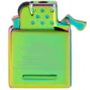 Yellow Flame Butane Lighter Insert – Iridescent Green