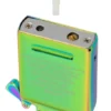 Yellow Flame Butane Lighter Insert – Iridescent Green