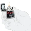 Zippo Skull Design